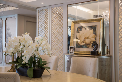 都市中的写意生活 · 墨色客厅与优雅卧室丨美禾设计-12