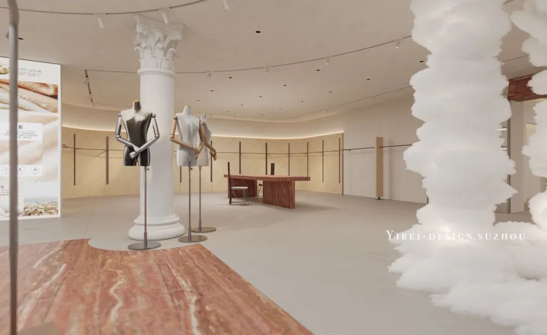 羊毛衫针织展厅丨中国苏州丨YIBEI DESIGN-24