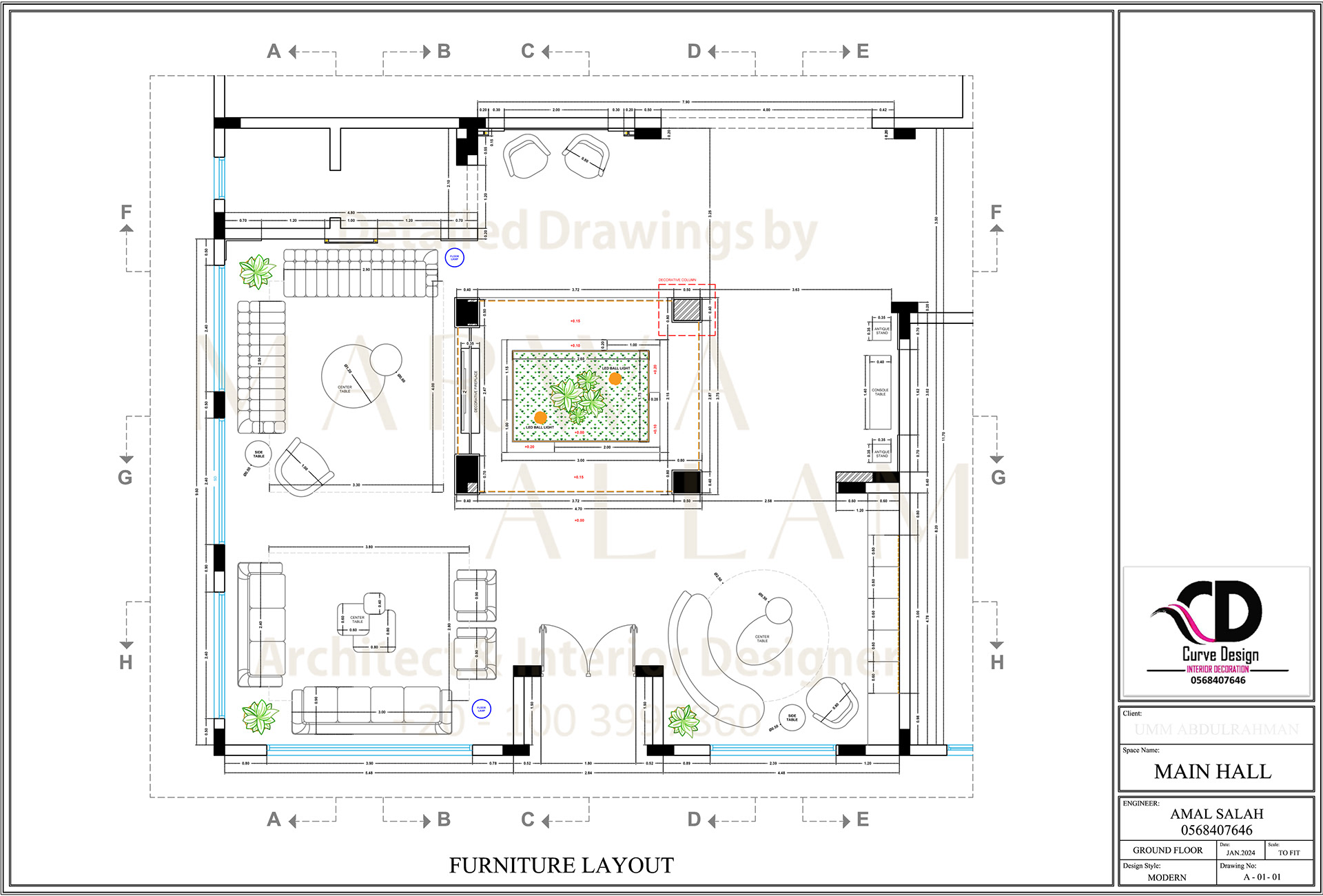 MAIN HALL 详细图纸-3