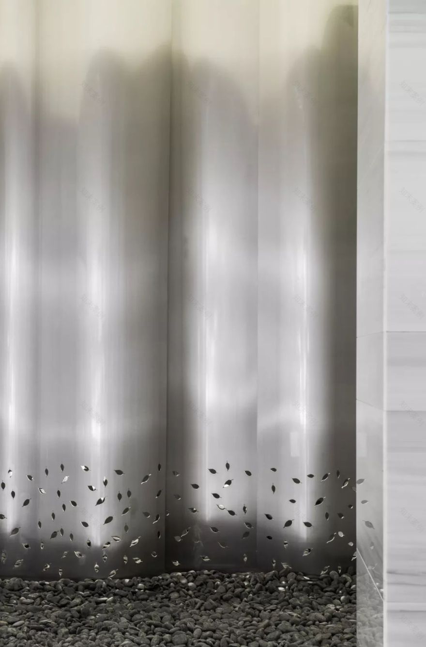 蓝郡公馆销售中心 | 简约纯粹,展现空间张力-27