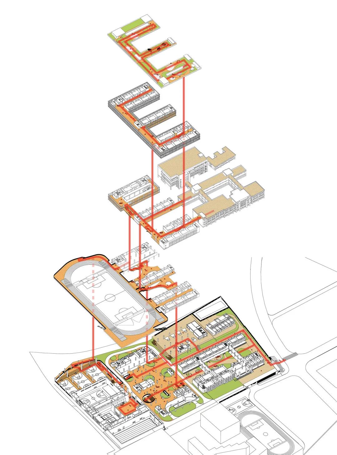 深圳梅山中学扩建综合楼丨中国深圳丨AUBE欧博设计-7