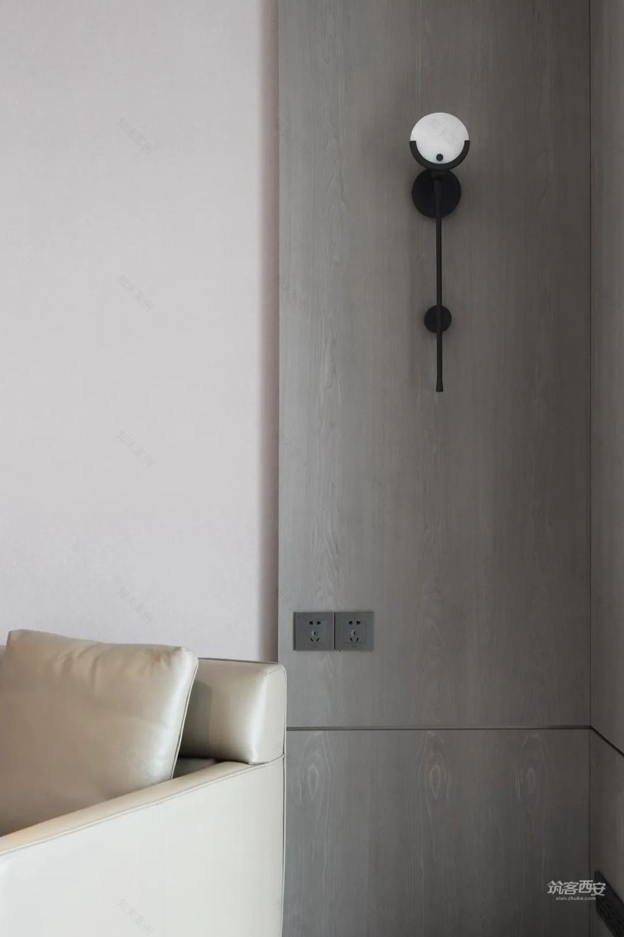“哑”致拾光 · 现代简约大平层私宅设计丨中国西安丨陈辉设计-14