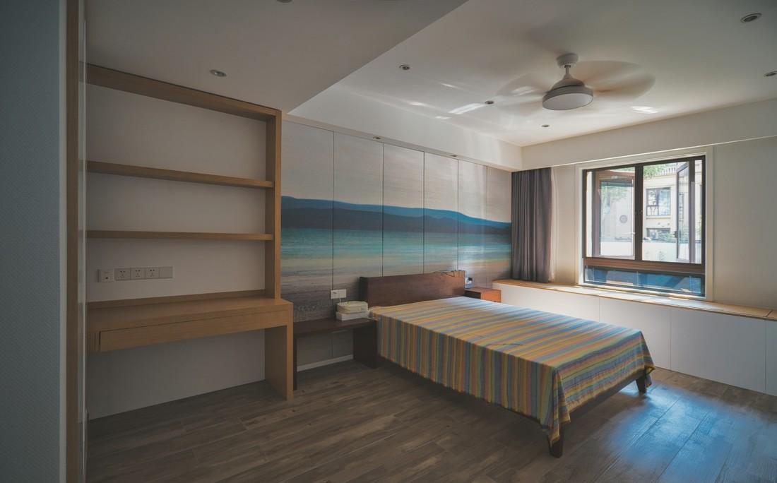 245㎡现代简约大平层,藏蓝美式卫浴柜成焦点-42