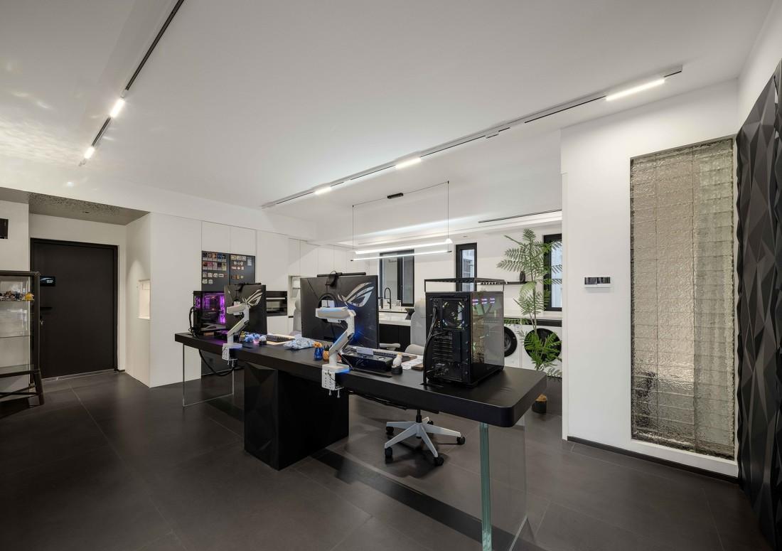 黑白灰手办小屋·80m²一居室改造丨中国广州-15