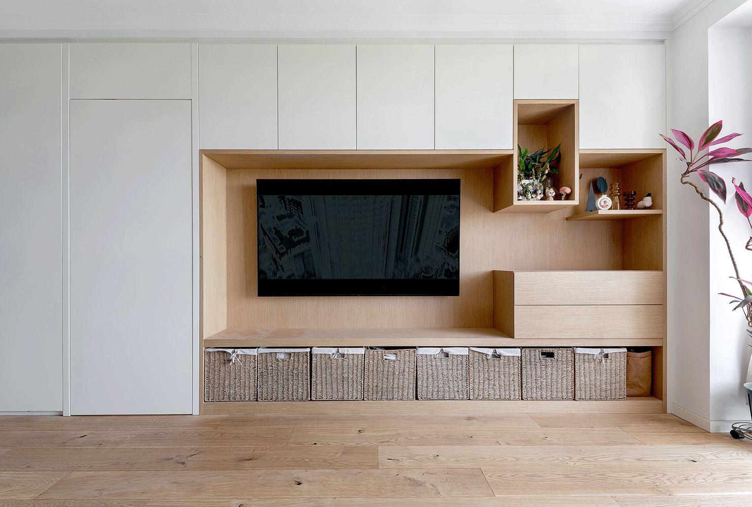 130㎡原木自然系，他家厨房里还有咖啡角，简直太香了-2