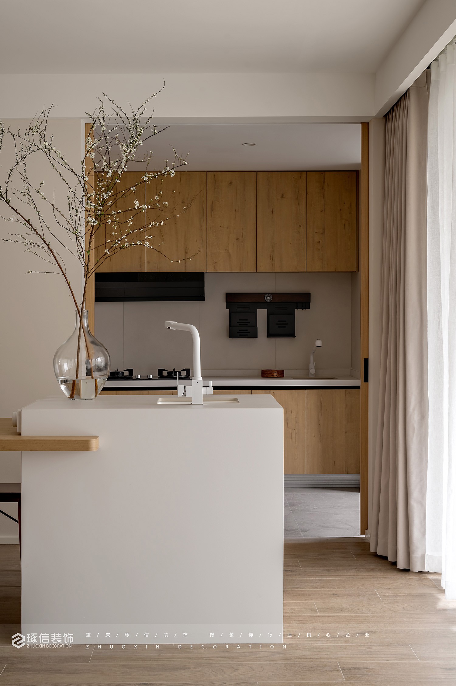 120 平现代极简放松空间丨琢信装饰-15