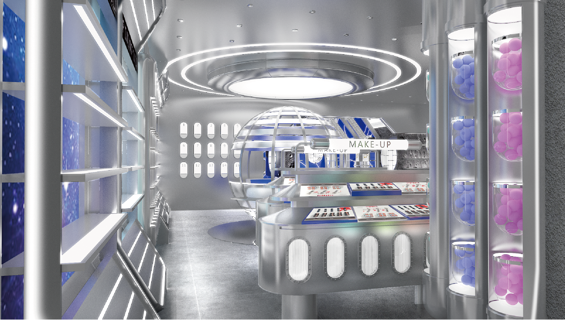 《粉港》美妆品牌空间设计品牌设计-16