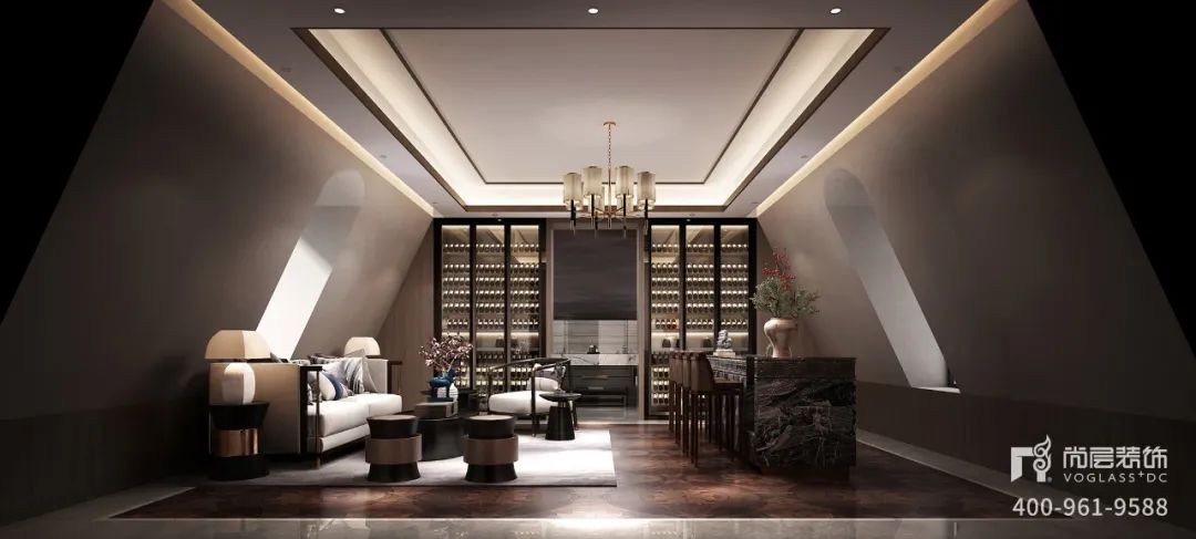 尚层装饰 2600 平气韵大宅 | 新中式风格的美学盛宴-46