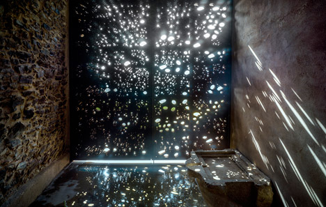 Weathered steel and stone combine in Zest Architecture's restored farmhouse-24