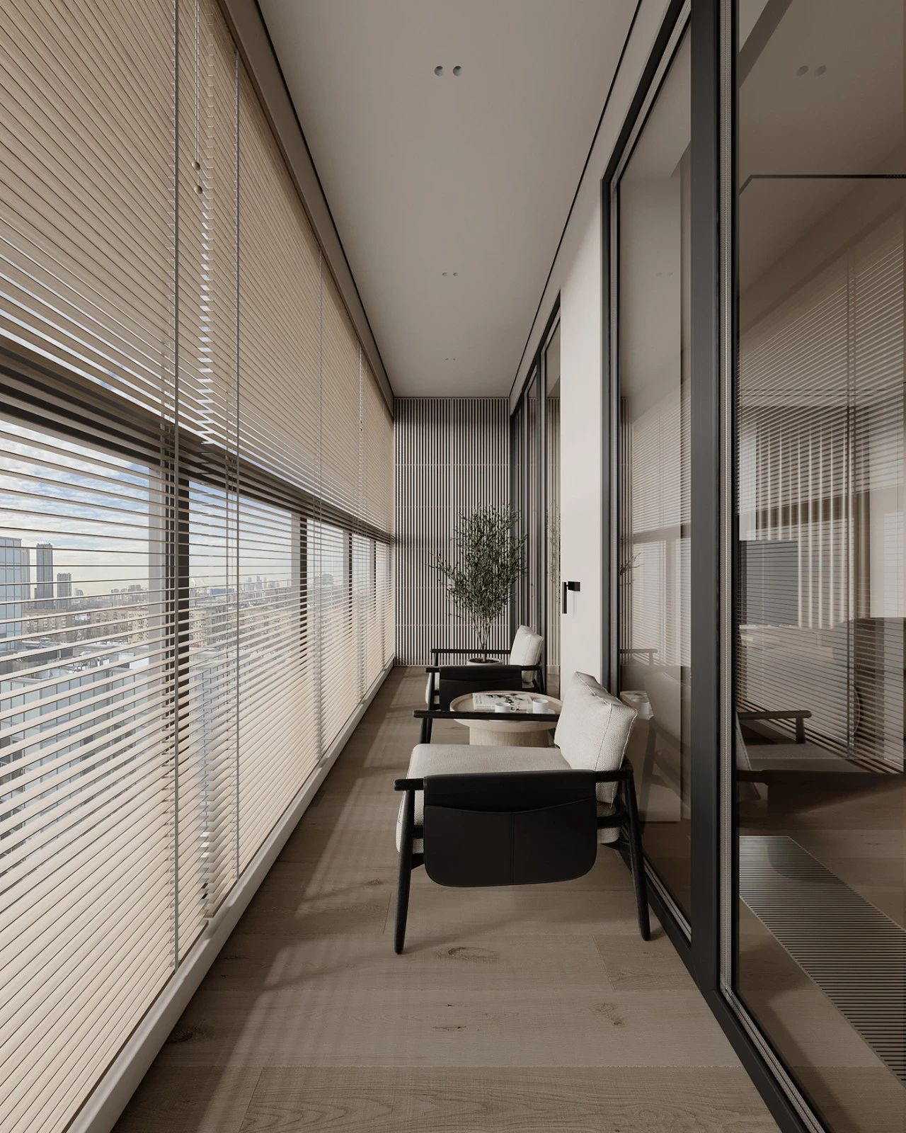 76㎡原木系奶油风极简空间设计丨哈萨克斯坦阿拉木图丨Ursa Studio-42