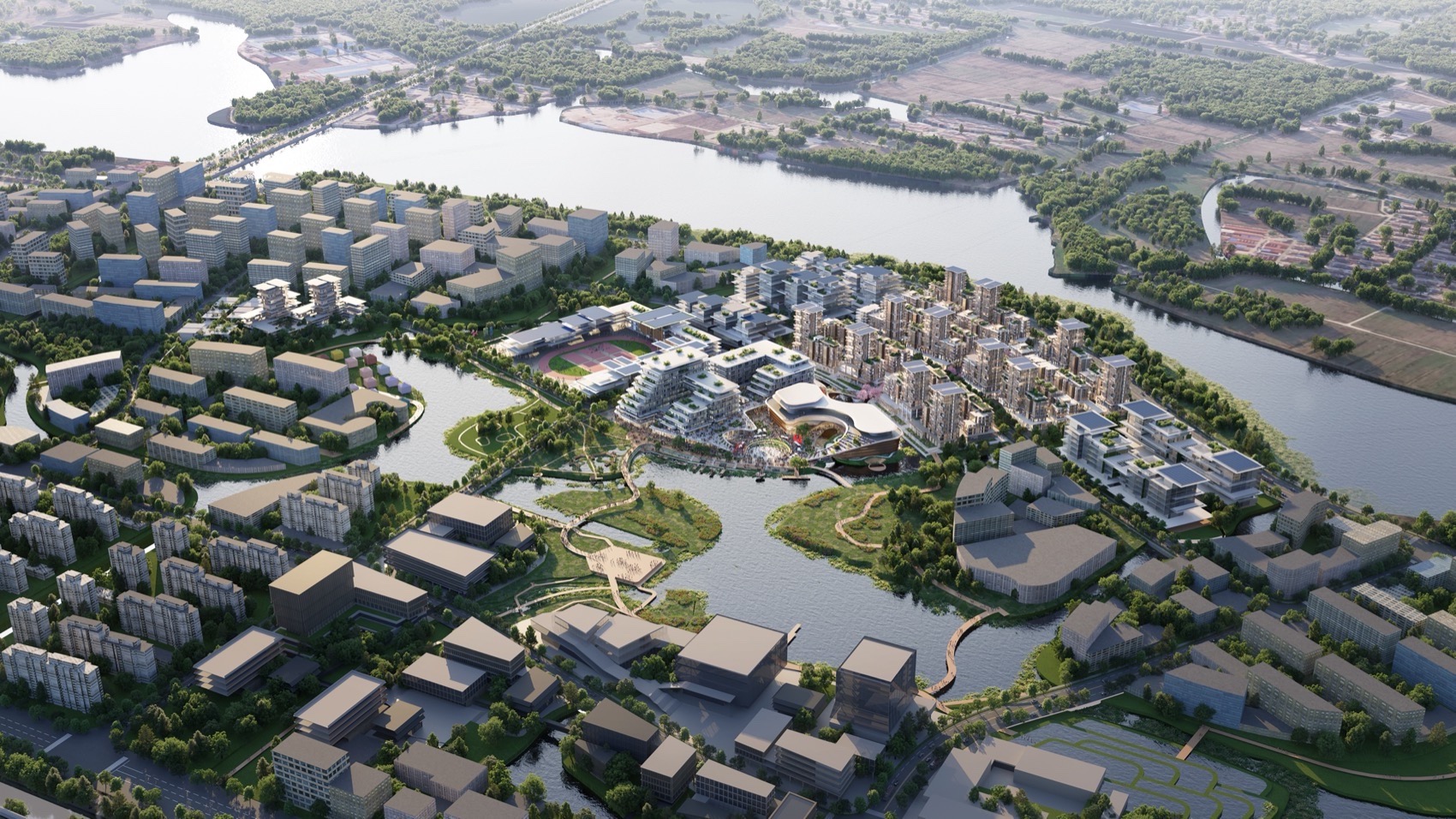 西岑科创中心设计方案，上海 / Foster + Partners-17