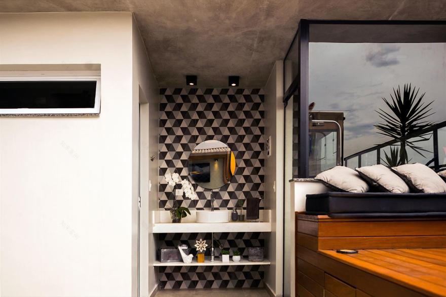 巴西 Vila Vereda 别墅的美食区设计-8