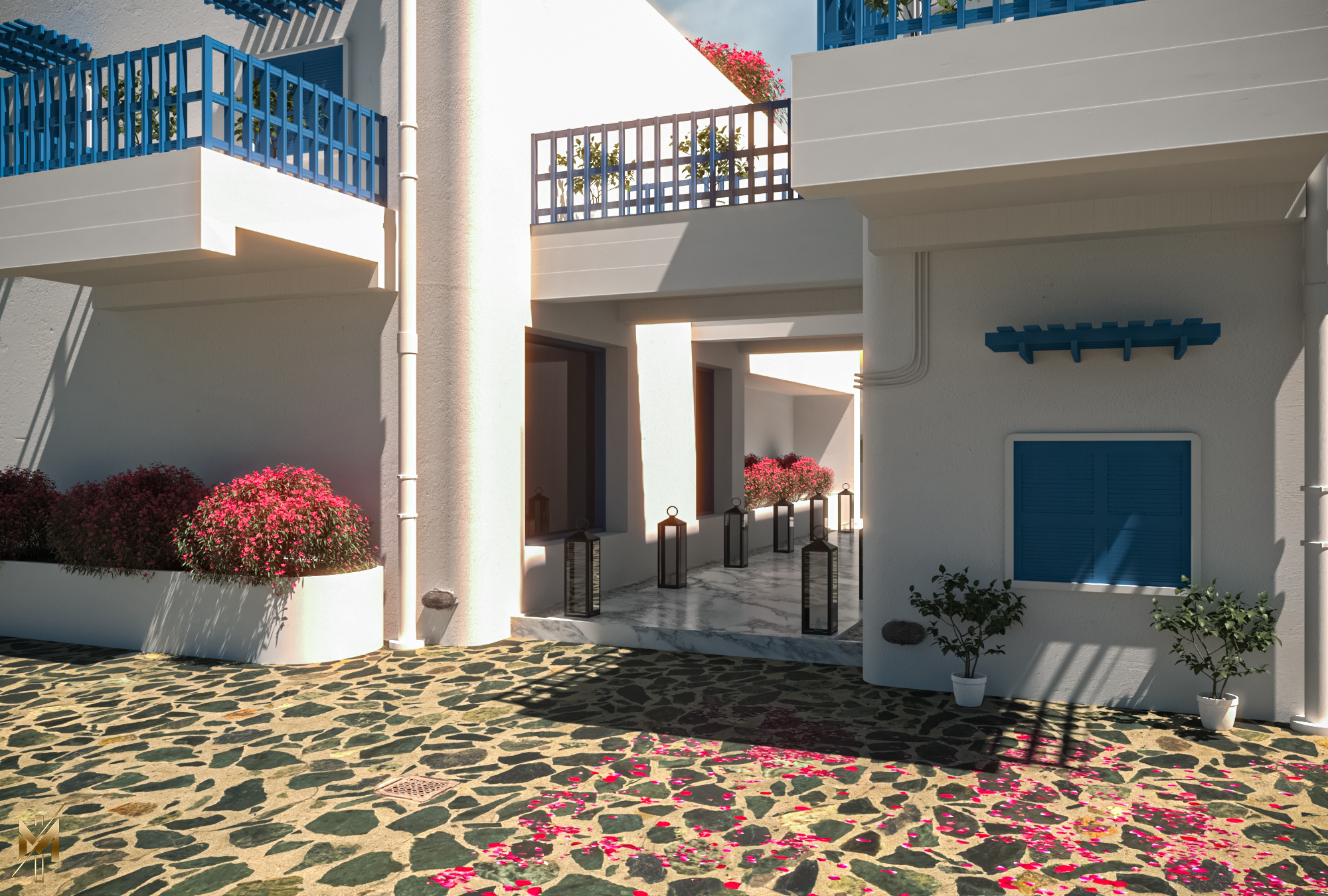 希腊建筑可视化-5