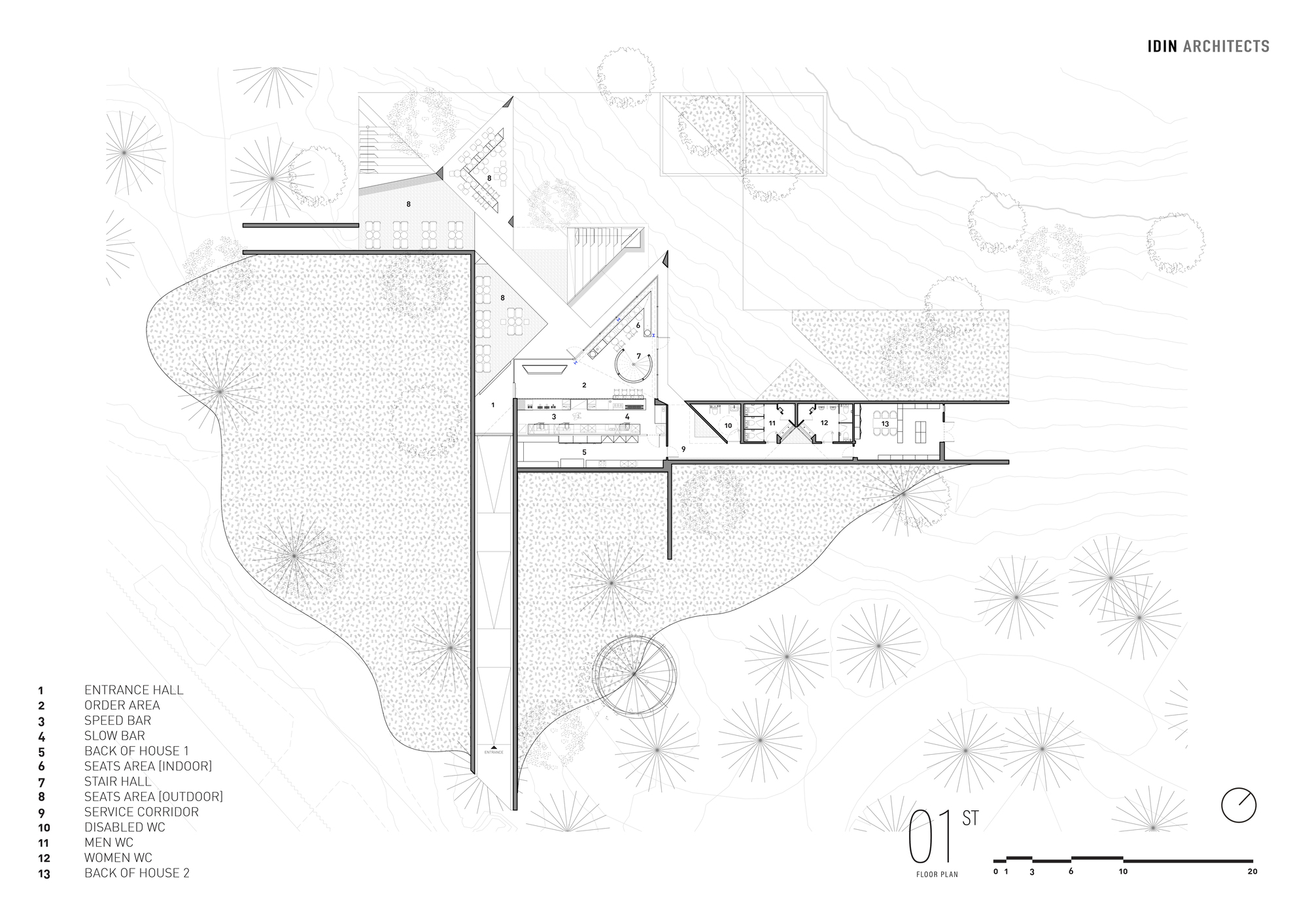 哈鲁多特考艾咖啡馆丨泰国丨IDIN Architects-20