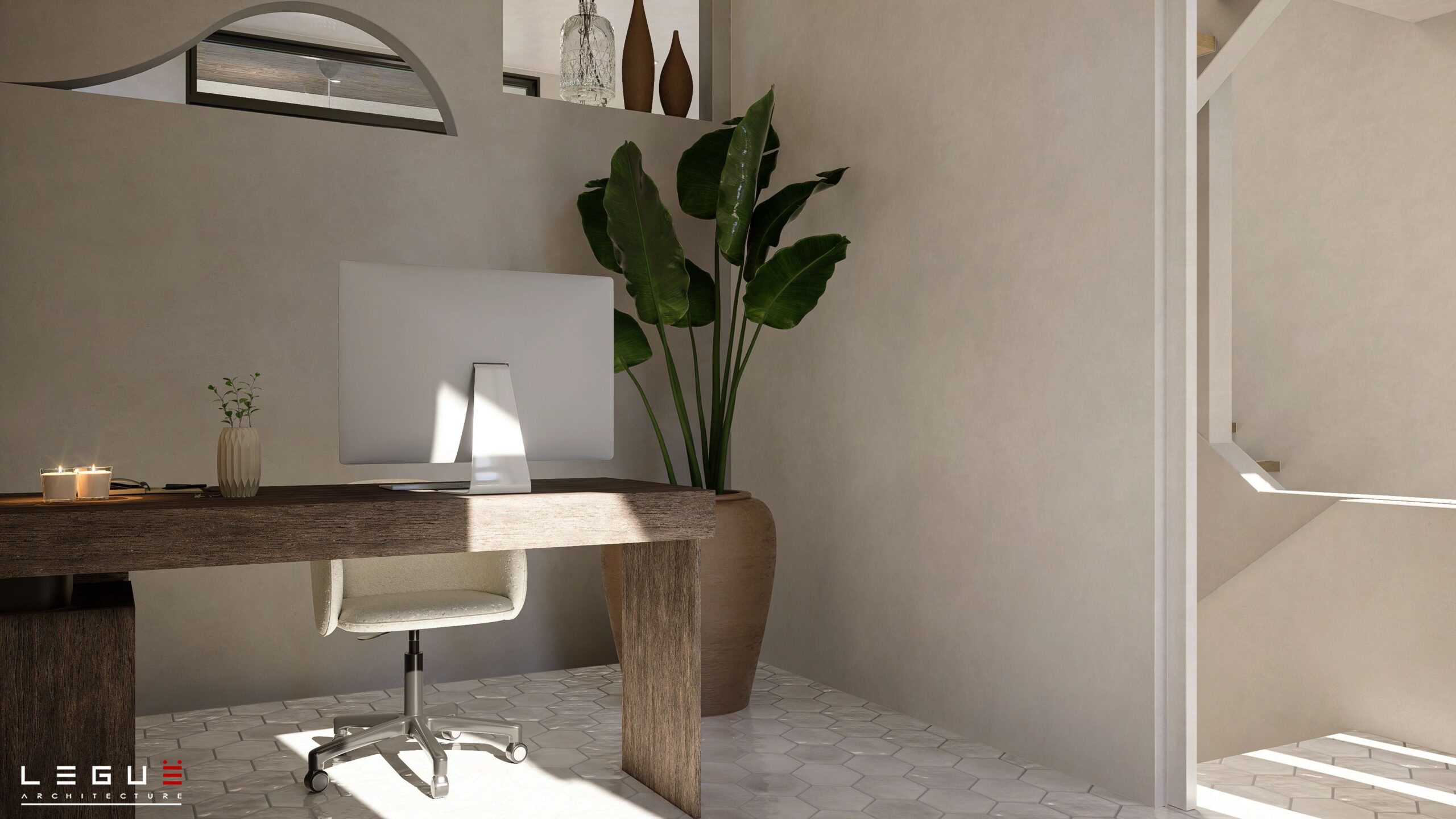 房屋平面图 Ë·242

注：这里Ë·242可能是特定编号之类的内容，由于不清楚其确切含义，保留原样如果有更多背景信息，可进一步完善翻译 丨Leguë Architecture-20