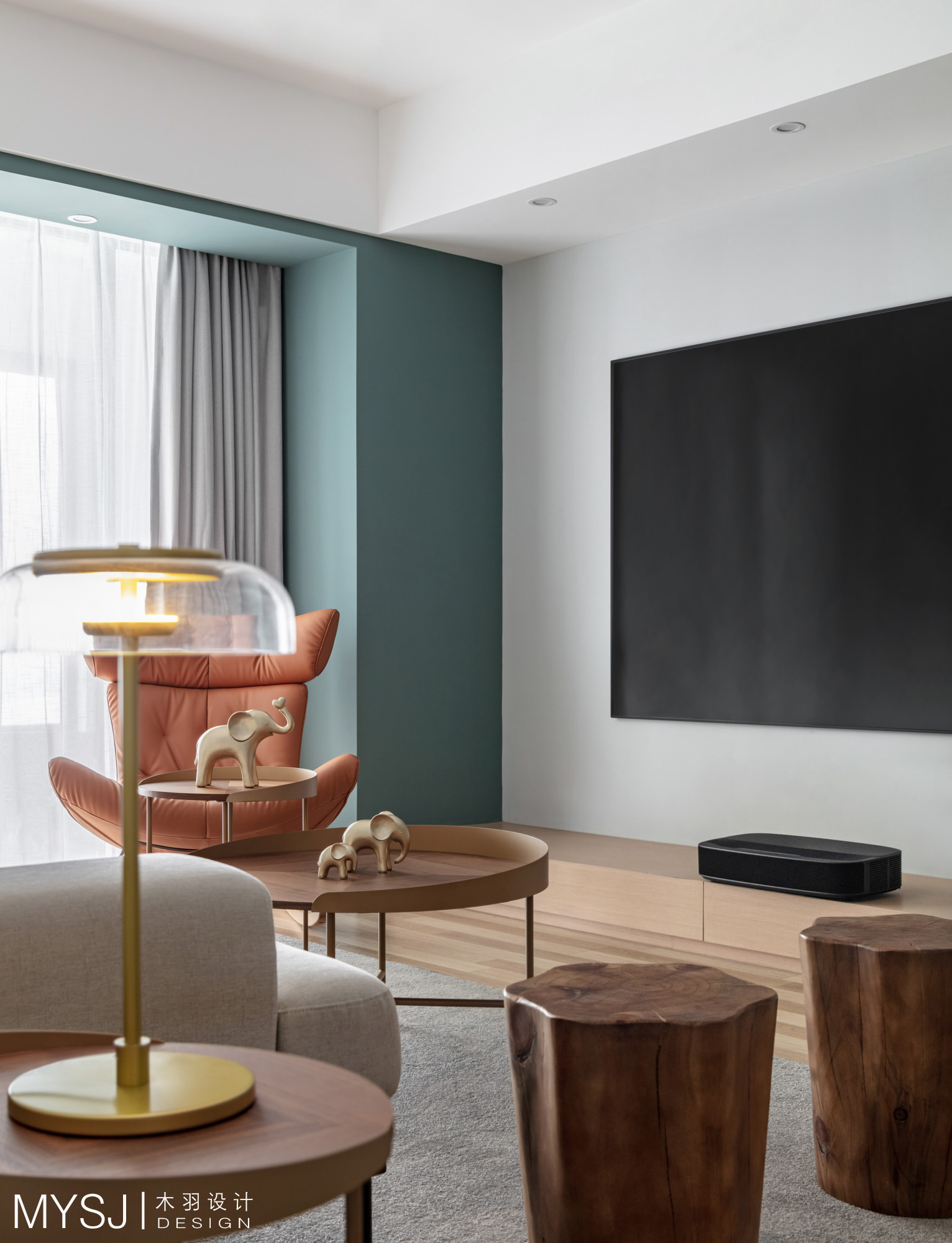 武汉木羽设计 | 140 平现代简约婚房，实现多功能需求-15