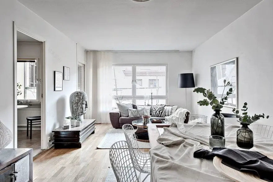 瑞典 72m²禅意家居设计-4