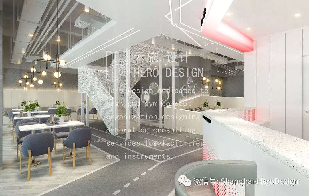 盘古医健 | 兰州 1100㎡超级健身会所设计案例-10