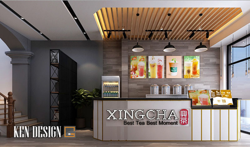 Xingcha 85 Chùa Láng奶茶店设计丨Kendesign-33