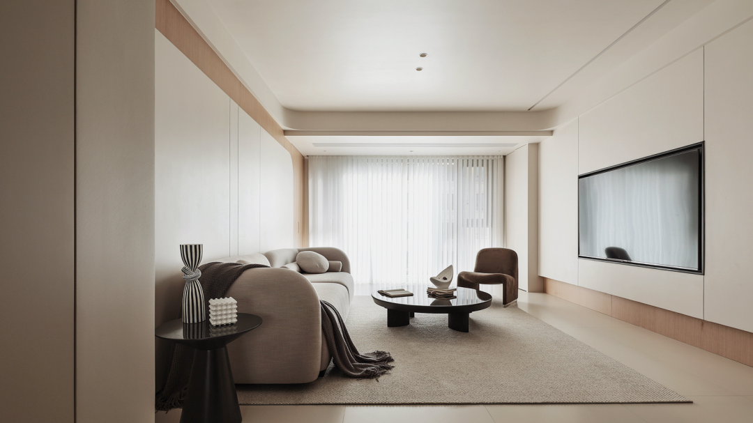 黑白灰现代简约家居空间设计丨二间半设计事务所-18