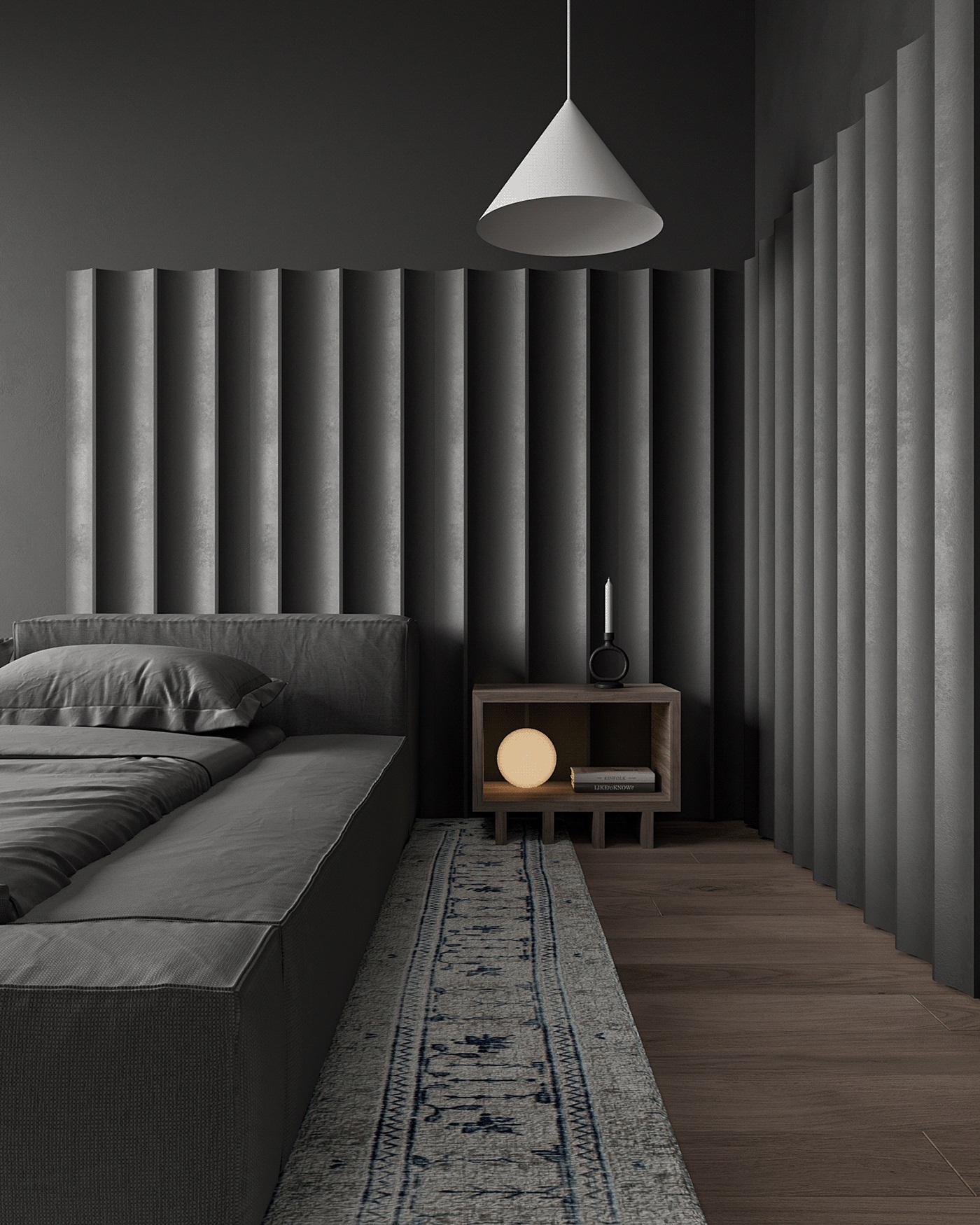 乌克兰基辅浅灰色线住宅设计-23