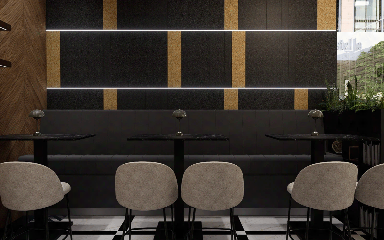 Bogart Café Bar工业风格咖啡馆室内设计丨克罗地亚丨M1st Design,室内设计师Matej Kušević-18