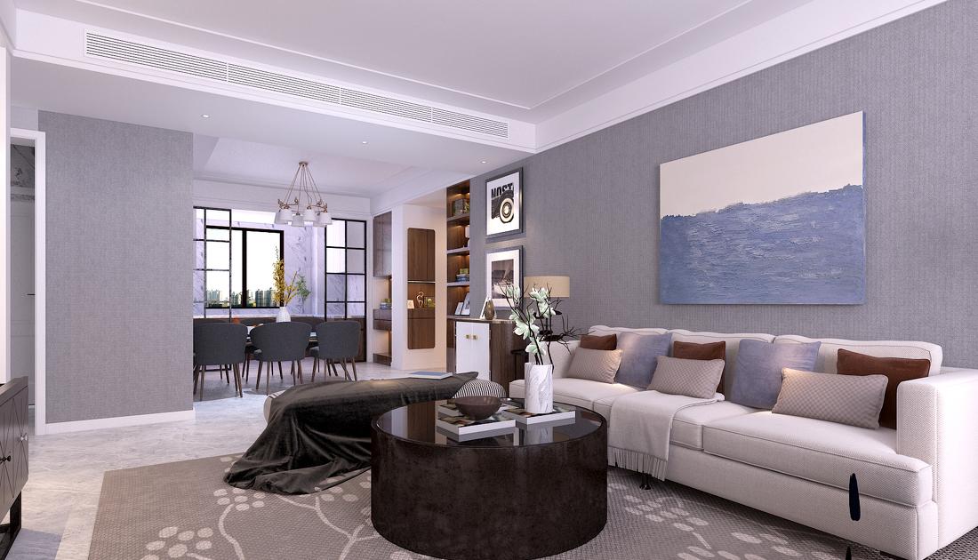 
现代简约风格三口之家 -4