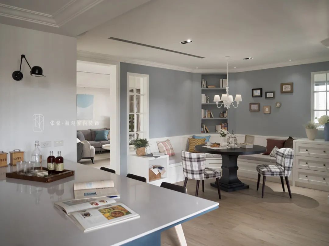 【空间故事】143㎡，样品屋，建构高级美式寓所-17