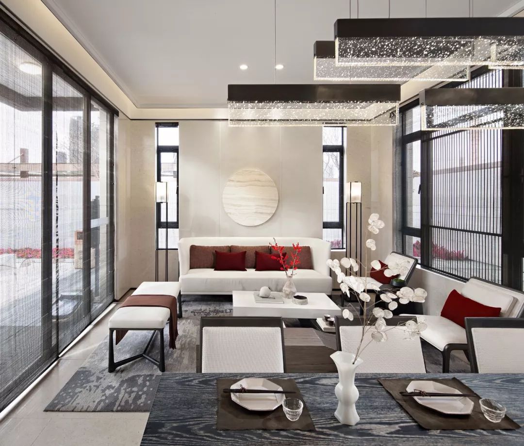 新中式诗意合院,回归自然的静谧与雅致-13