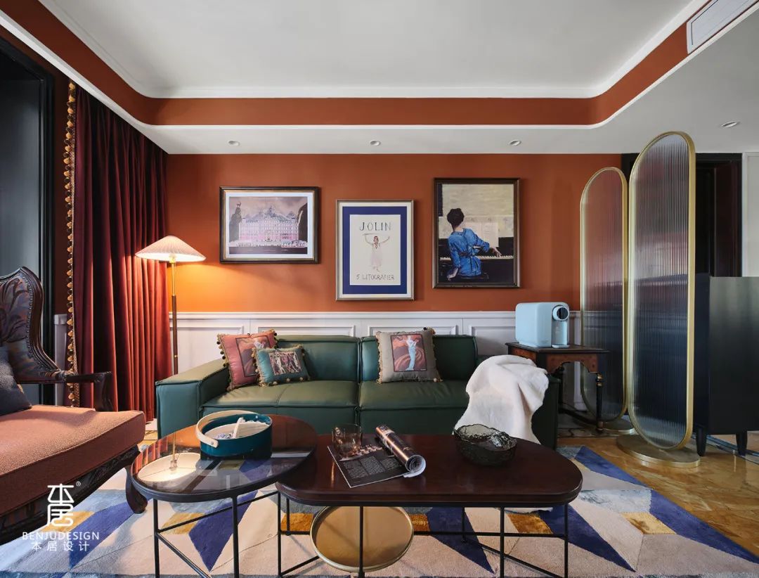 石家庄碧桂园复古混搭风精装房改造丨中国石家庄丨本居设计-21