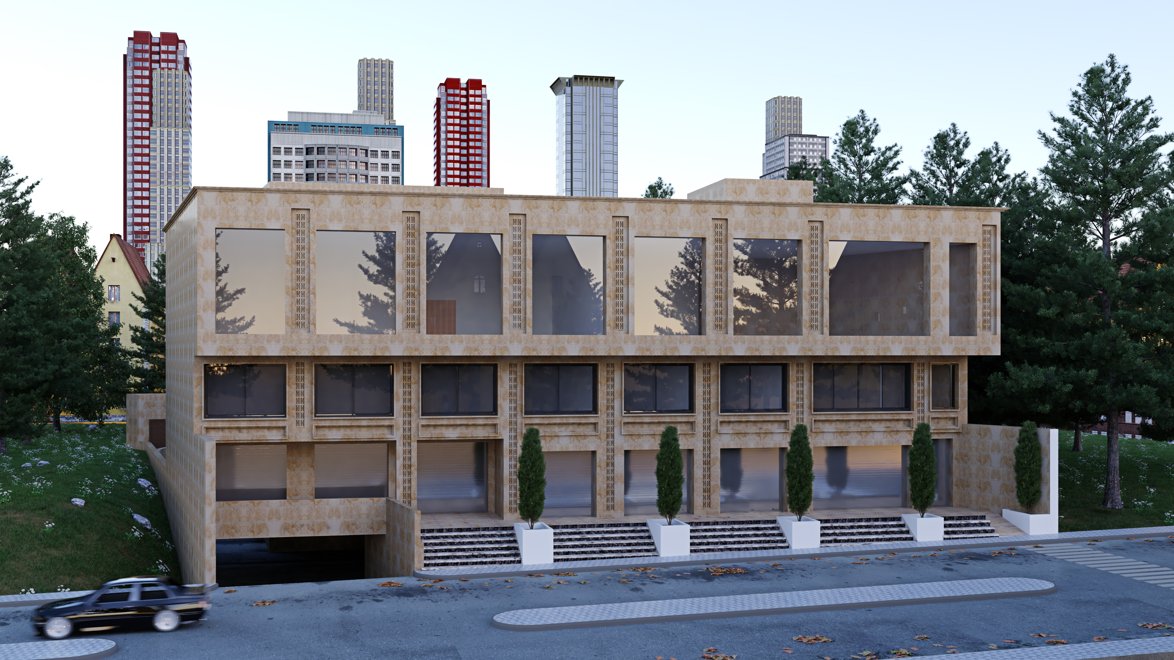 立面设计丨Vray-22