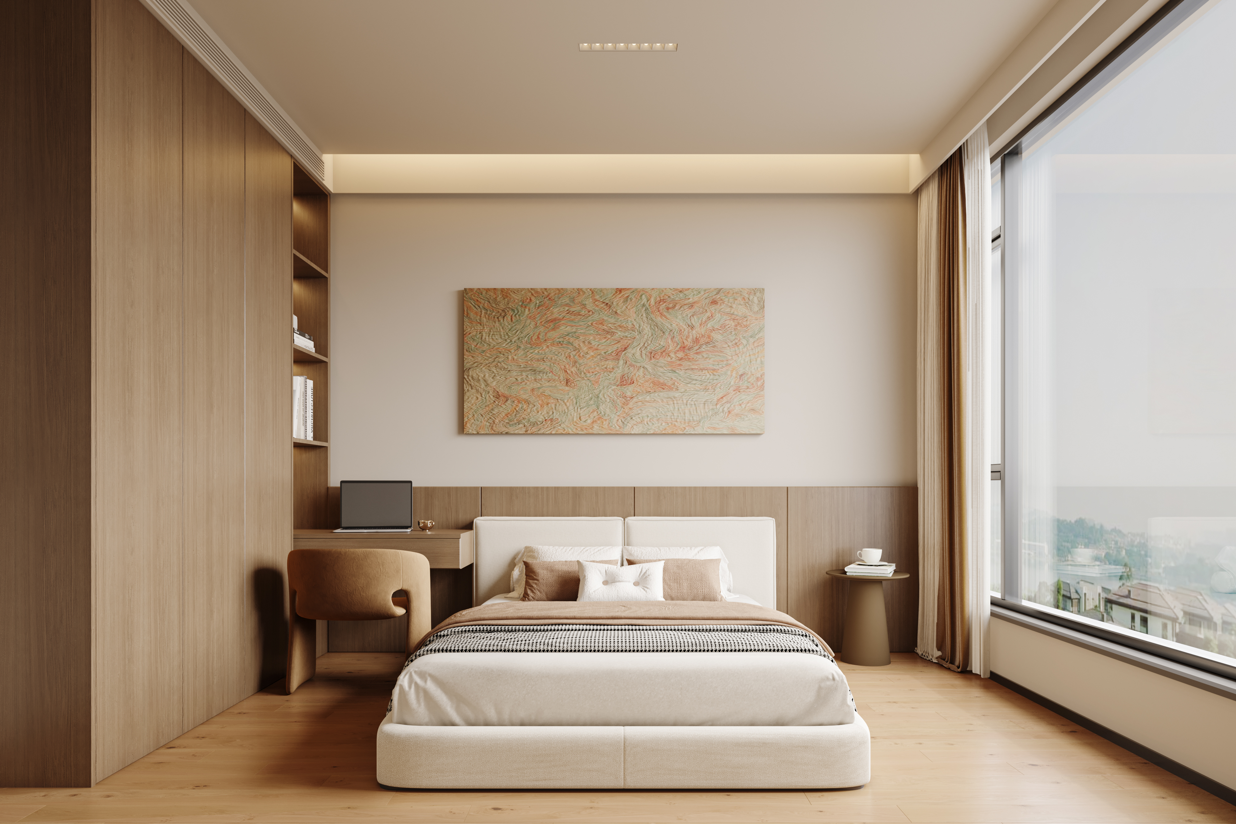 慈溪自建房室内外一体设计-2