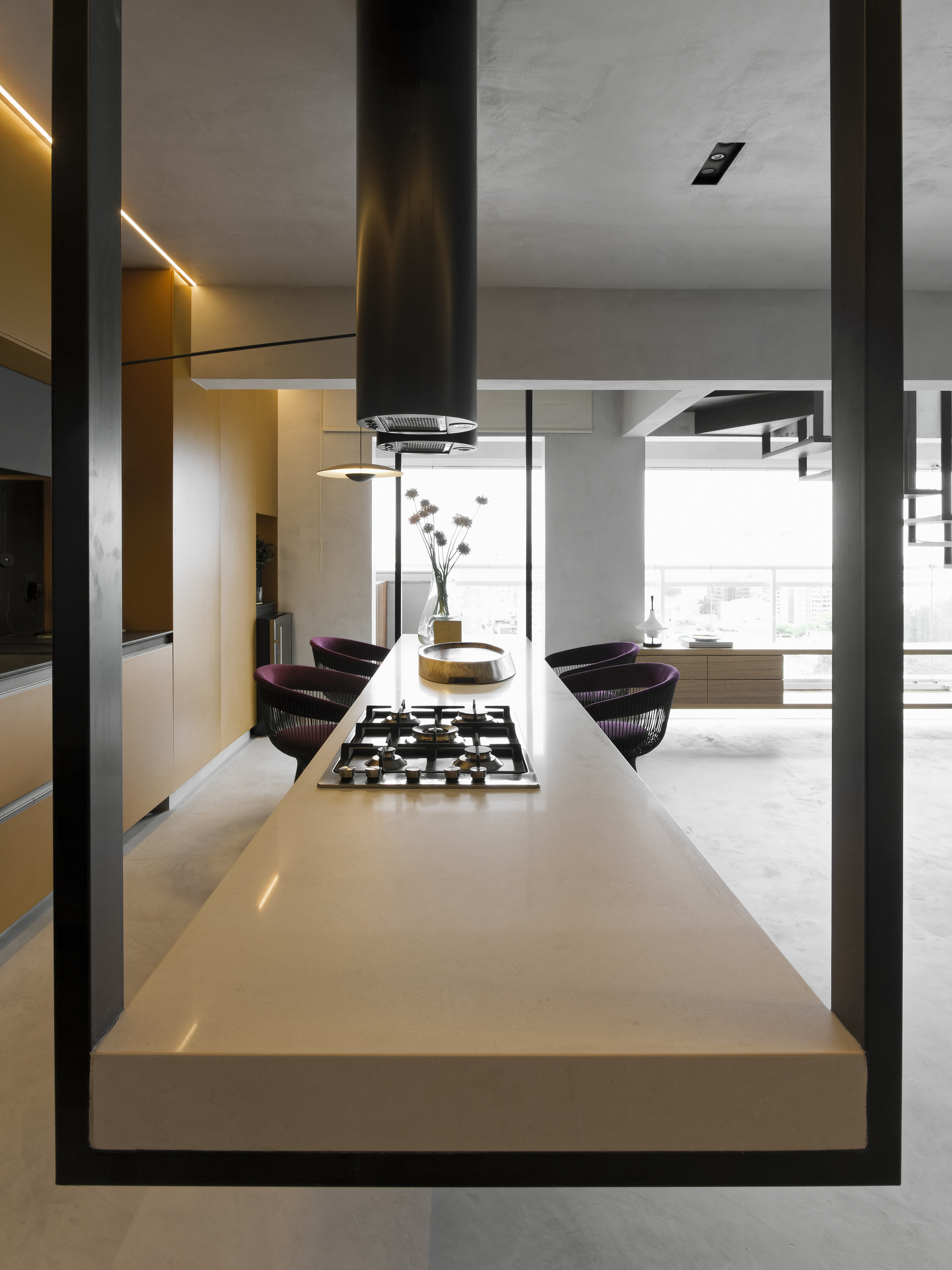 悬空 4.5 米!São Paulo 平层公寓创新厨房设计-42