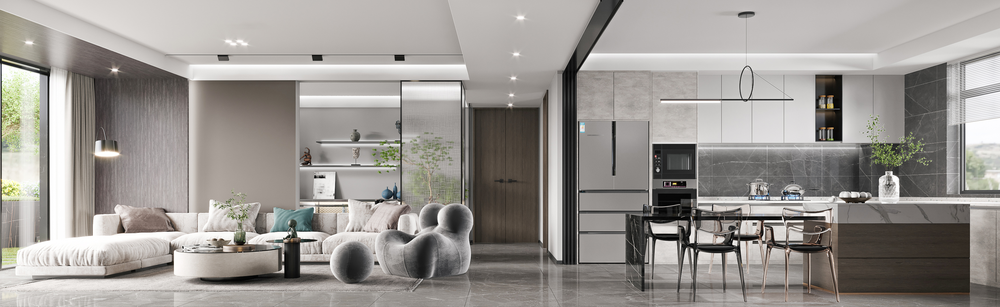 现代简约客餐厅-20