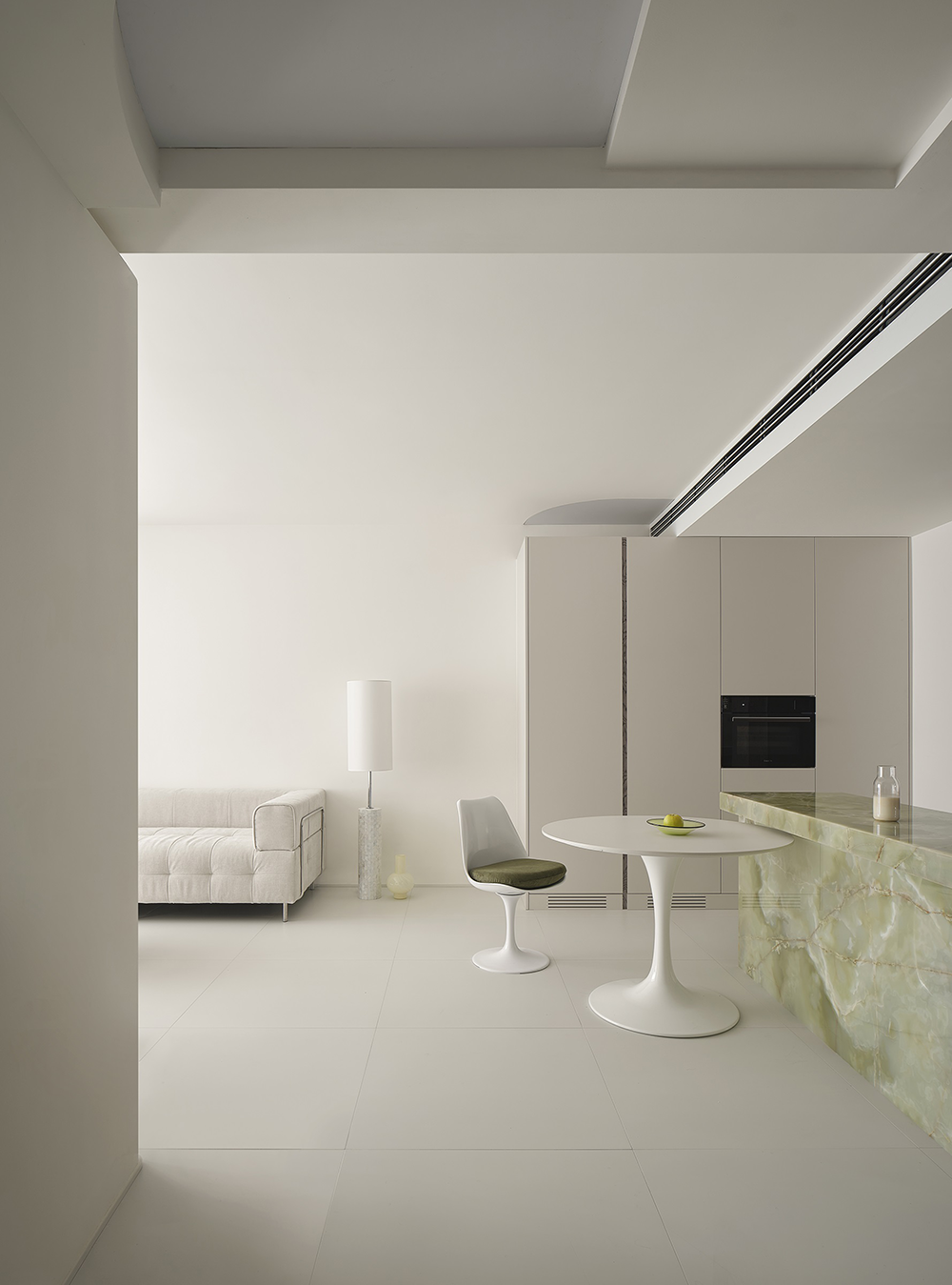 邸岸空间设计｜90㎡极简风住宅-19