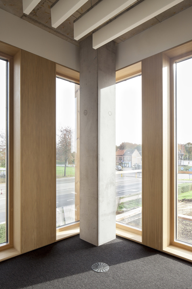 比利时 IOK 总部 | 模块化木构建筑的生态实践-32