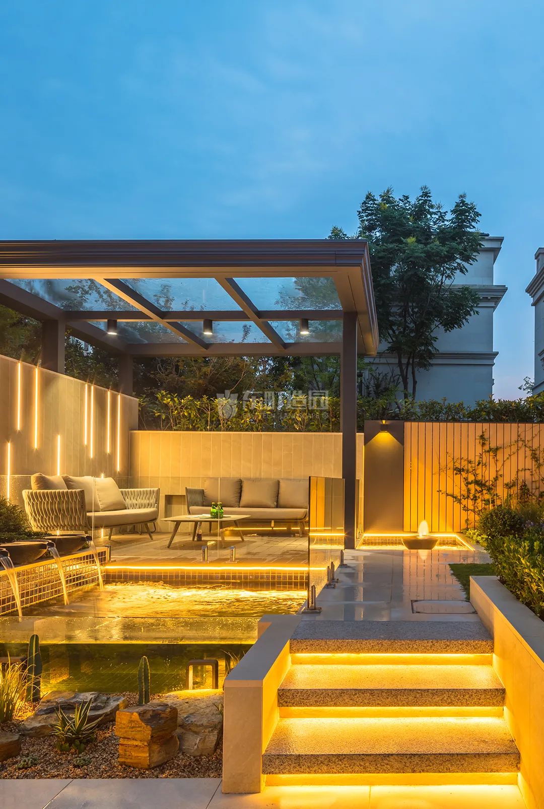 混合式布局庭院设计丨中国上海丨东町设计-11