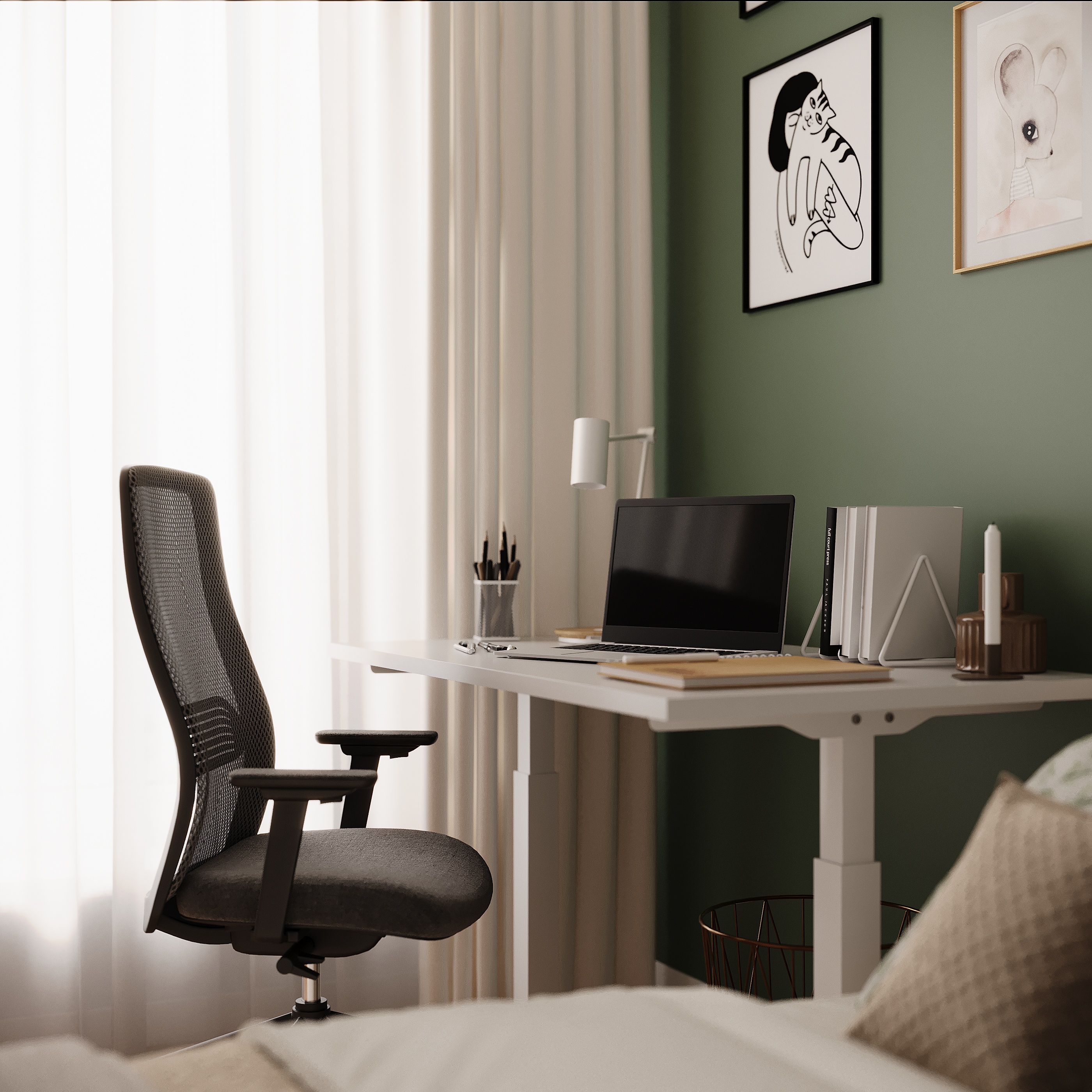 Apartment design for a large family-16