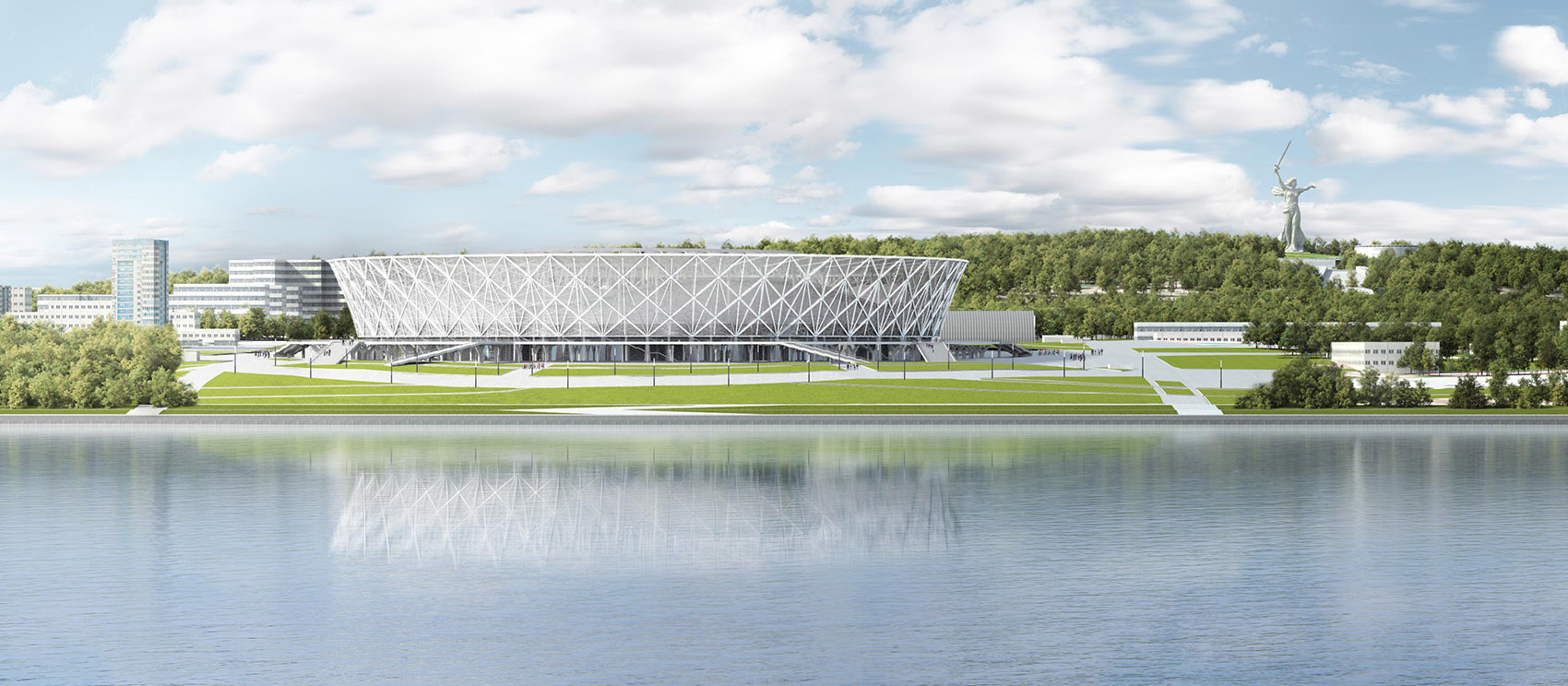 伏尔加格勒体育场，俄罗斯 / PI ARENA-74