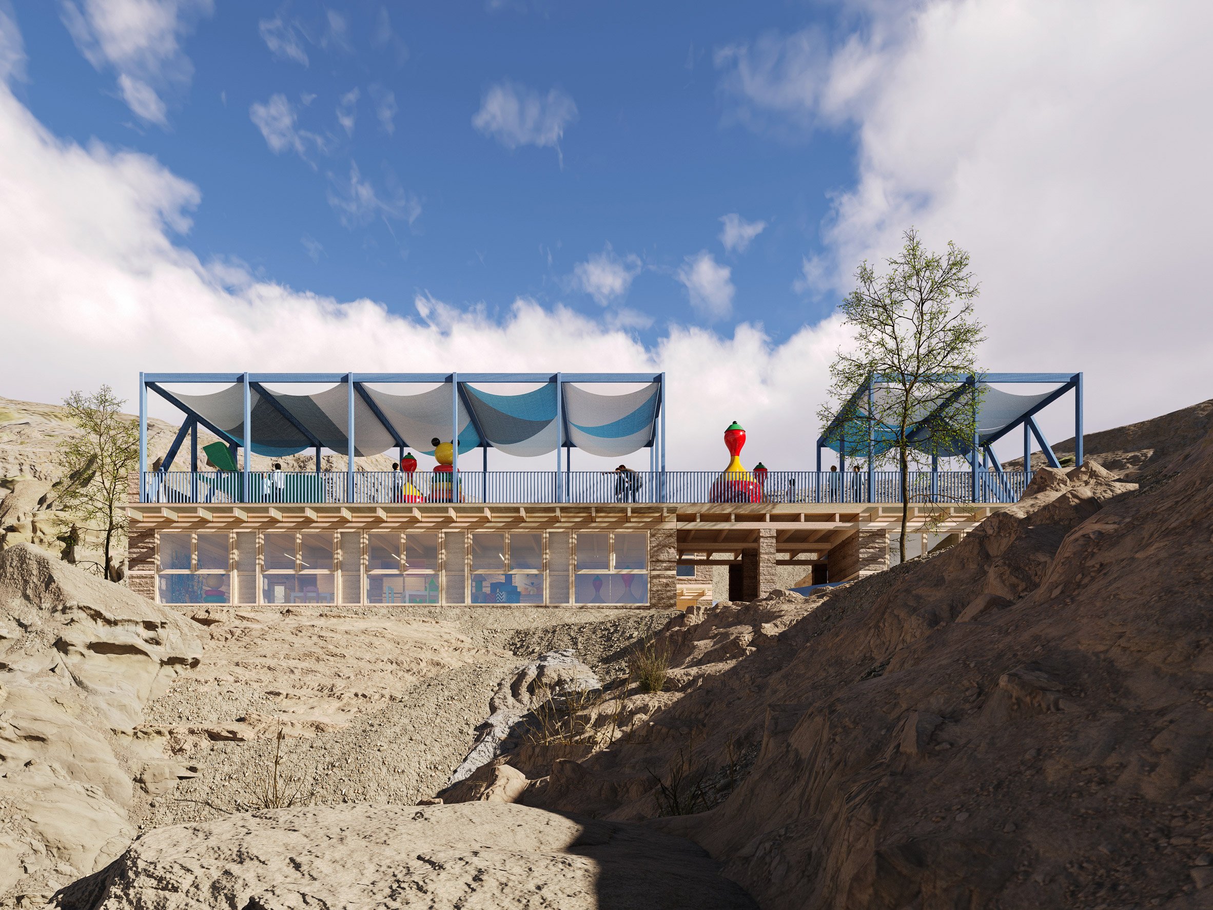 印度北部文化敏感型学前教育学校丨Chybik + Kristof-4