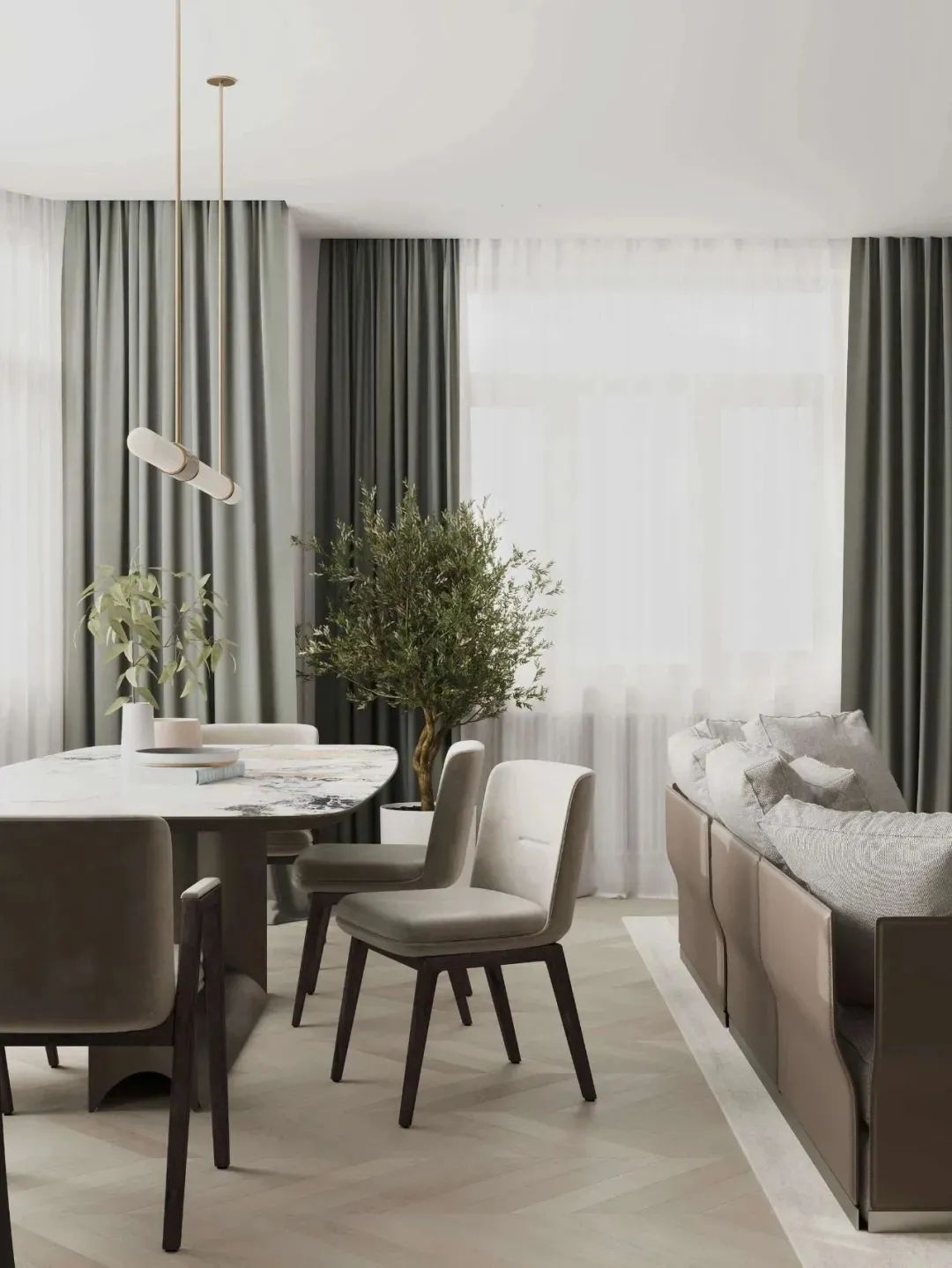 莫斯科 165㎡现代优雅公寓丨俄罗斯莫斯科丨Artem Babayants 设计工作室-29