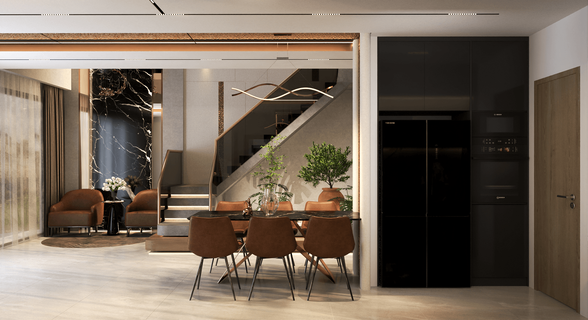 CĂN HỘ MẪU PHONG CÁCH LUXURY THE DUPLEX- VHGP-3