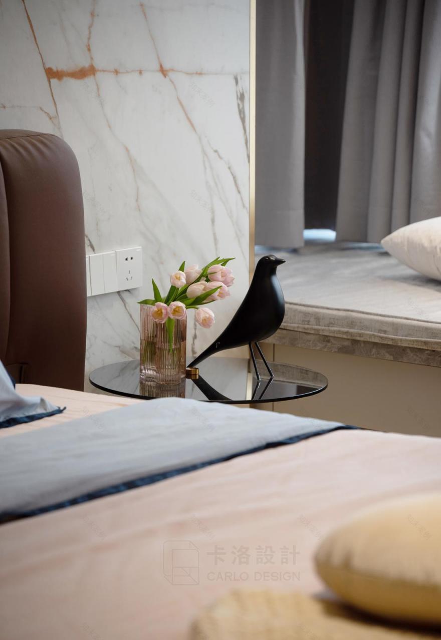 现代奢宅轻调 · 狭长户型的妙手改造-60