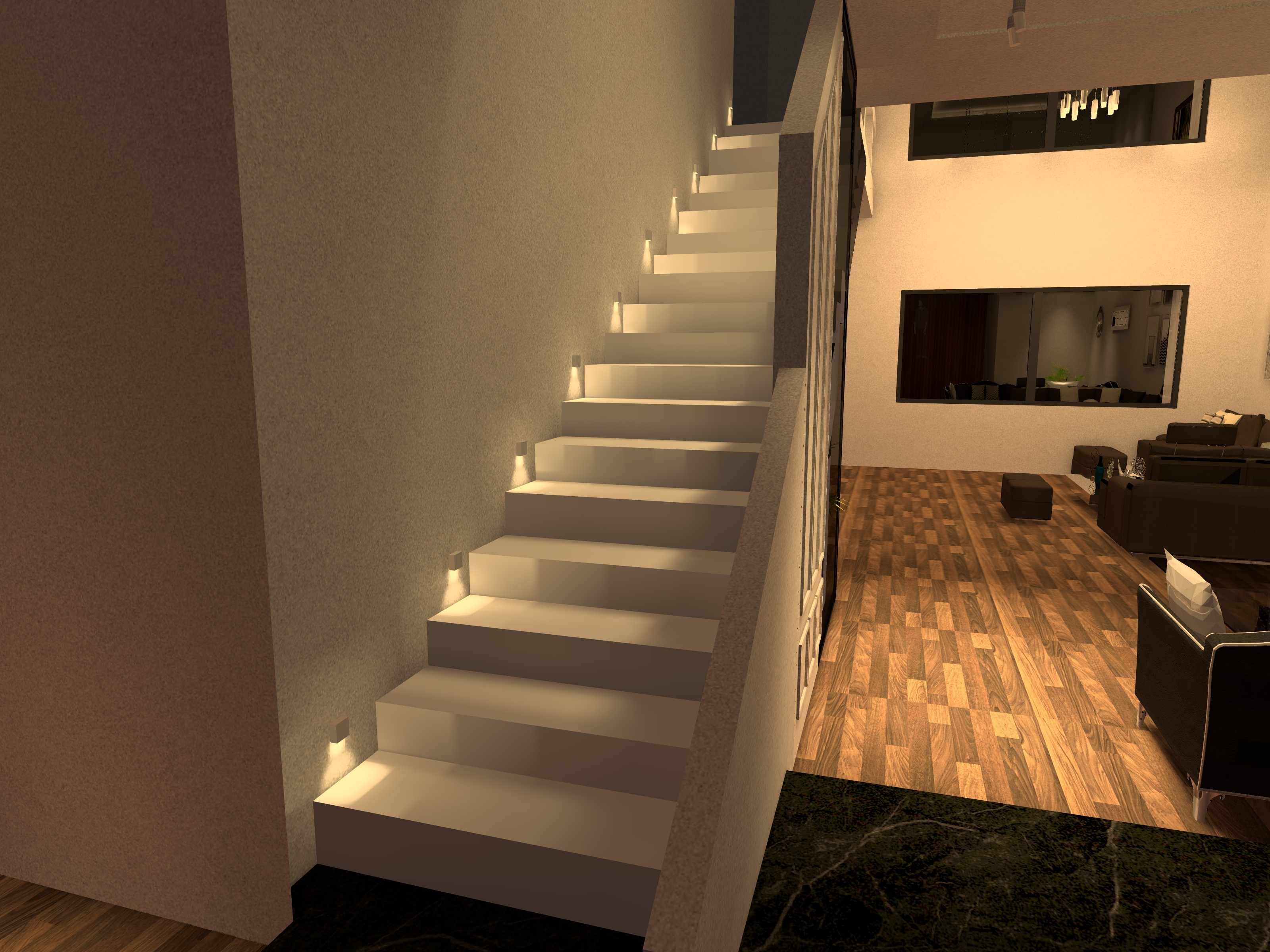 Private Villa Interior lighting design-24