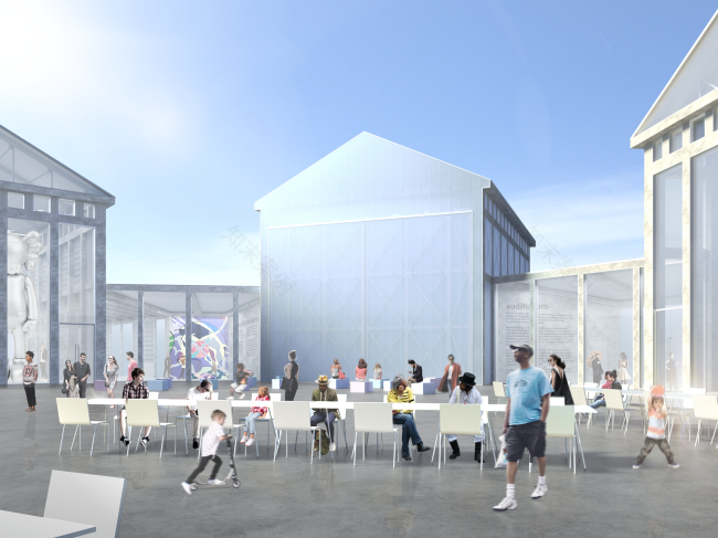 “六边形”展馆改造项目丨俄罗斯丨学生团队(Влад Дудырев等),SANAA-38