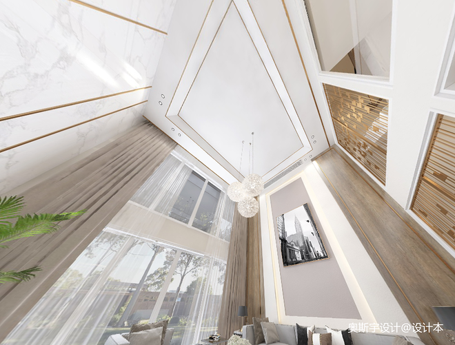 别墅豪宅350平米装修案例-22