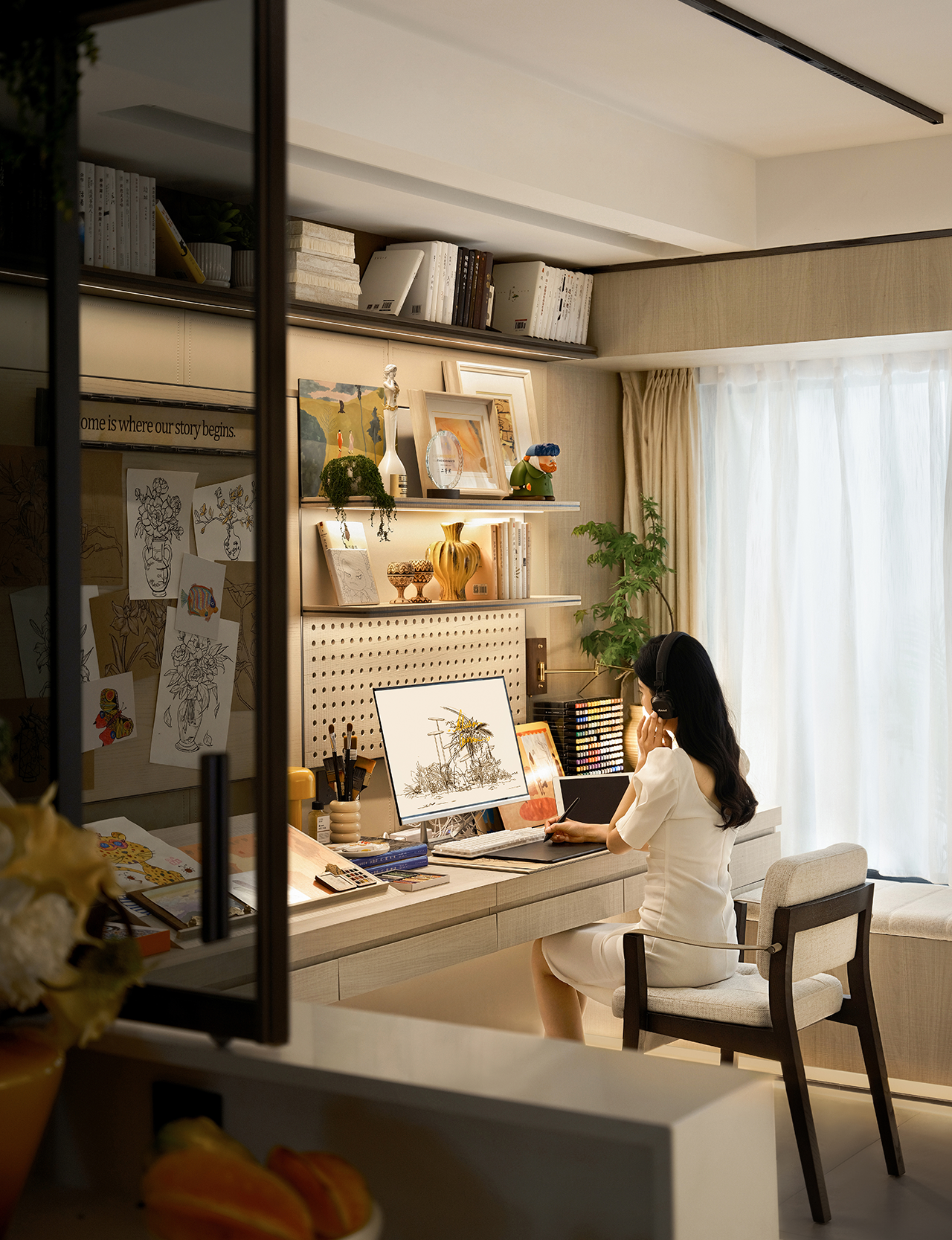 赛拉维设计 | 华润置地公园上城样板间-17