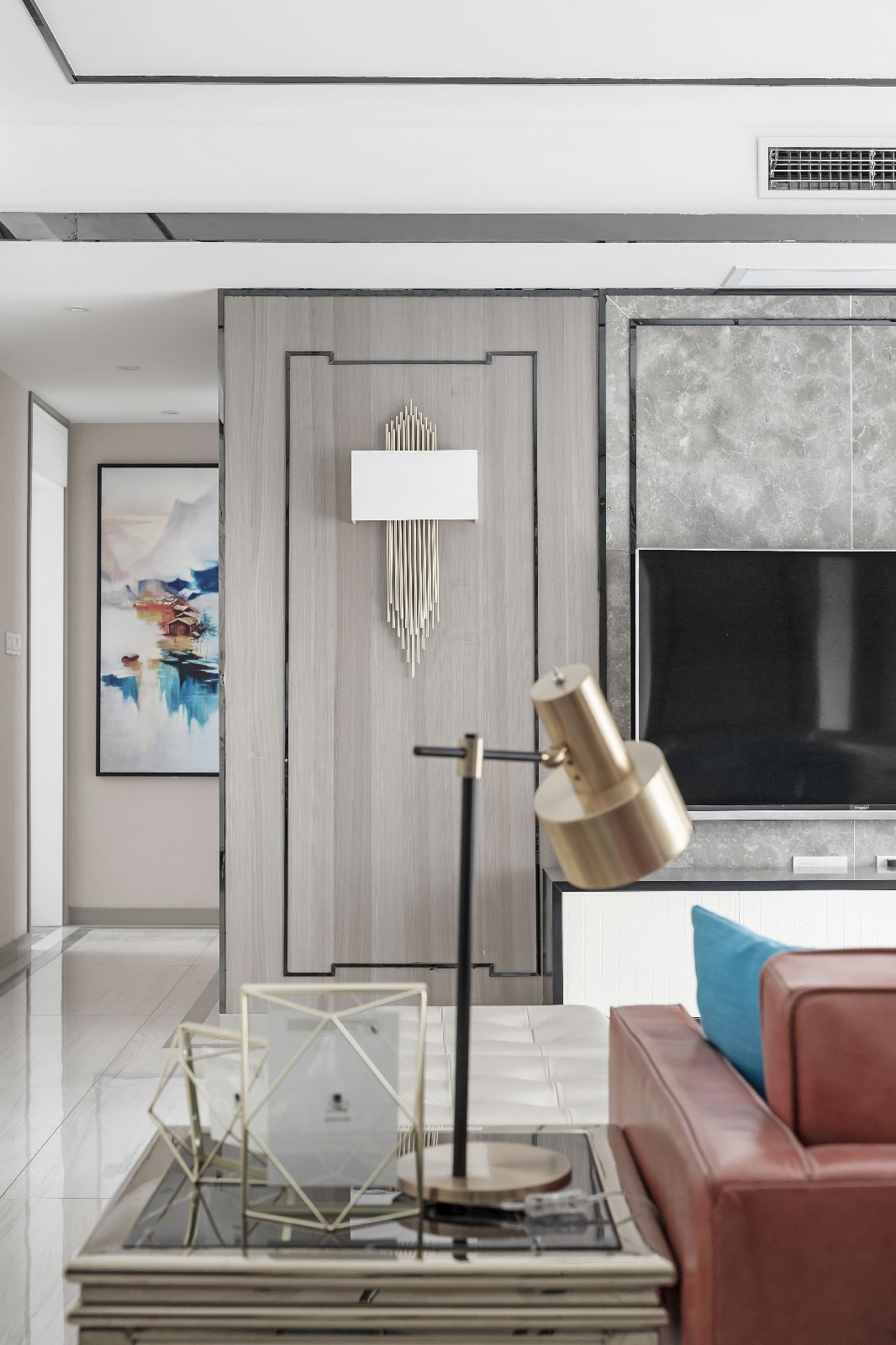 灰色调低调现代住宅，优雅大气的空间感-7