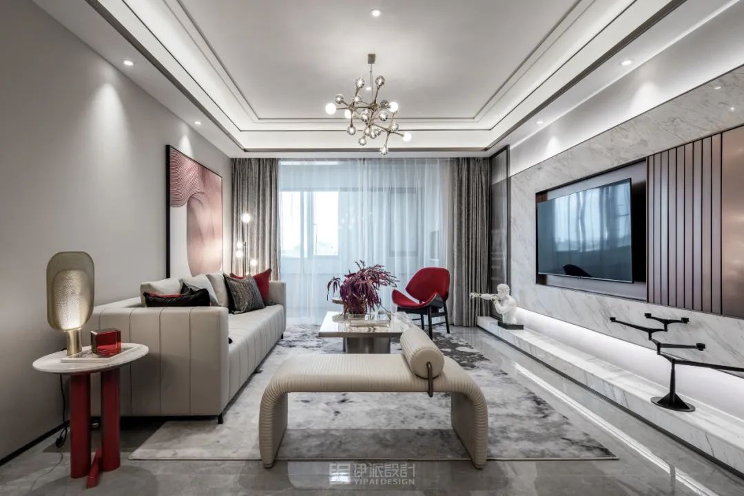 秋水映月 | 常德柳叶湾新中式雅韵样板房-15