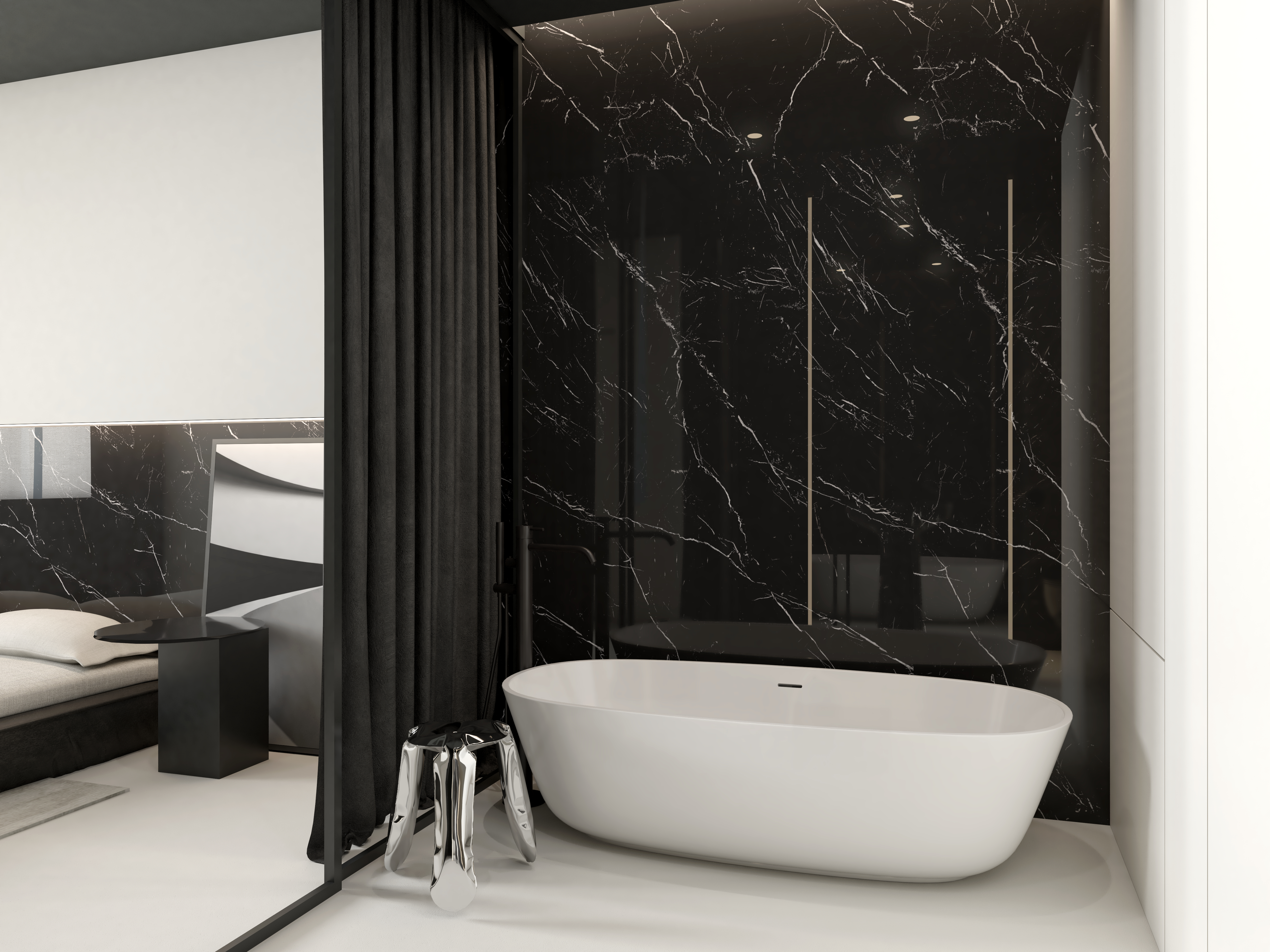 MODERN MONOCHROMATIC APARTMENT-2